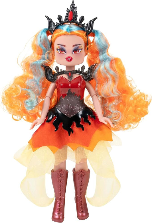 Royale High 9” Fashion Doll - Emberlynn the Fire Fairy, Series 2 - Fairy Journal, Comb, and Virtual Item Code Included - Ages 5+