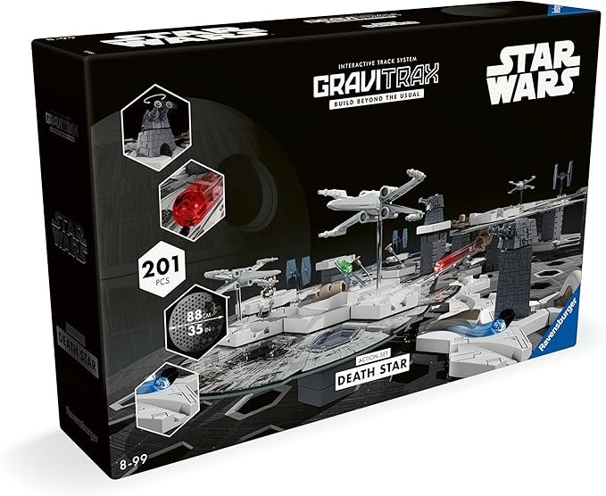 Ravensburger GraviTrax Star Wars Action-Set Death Star. Interactive Marble Run System, Construction Toy for Children from 8 Years.