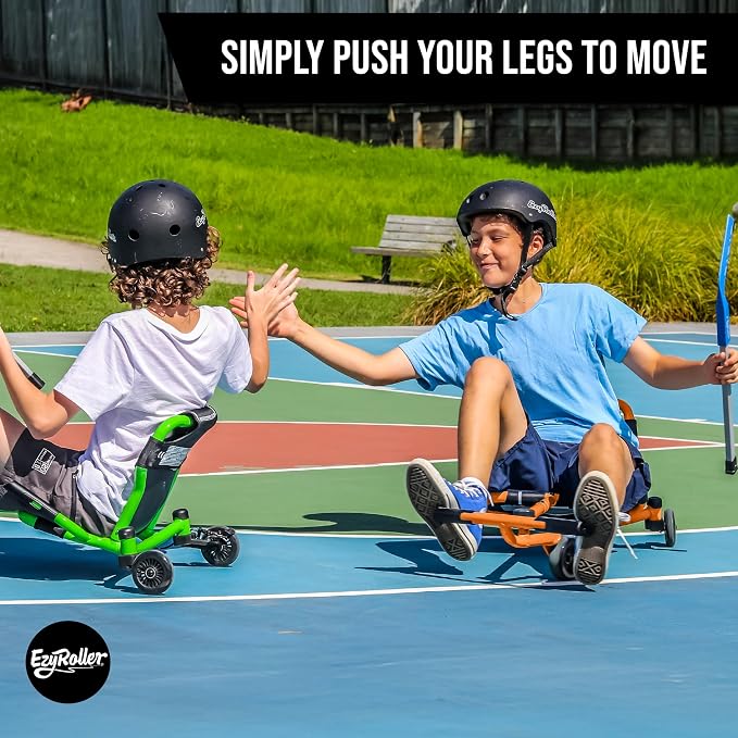 EzyRoller Drifter X Ride On Toy for Kids, Ages 4-12, Up to 154 lbs - Orange