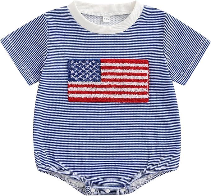 Kavousa Baby Boy Clothes Summer Baby Boy Bubble Romper Short Sleeve Jumpsuit One Piece Outfit Newborn Infant Clothing