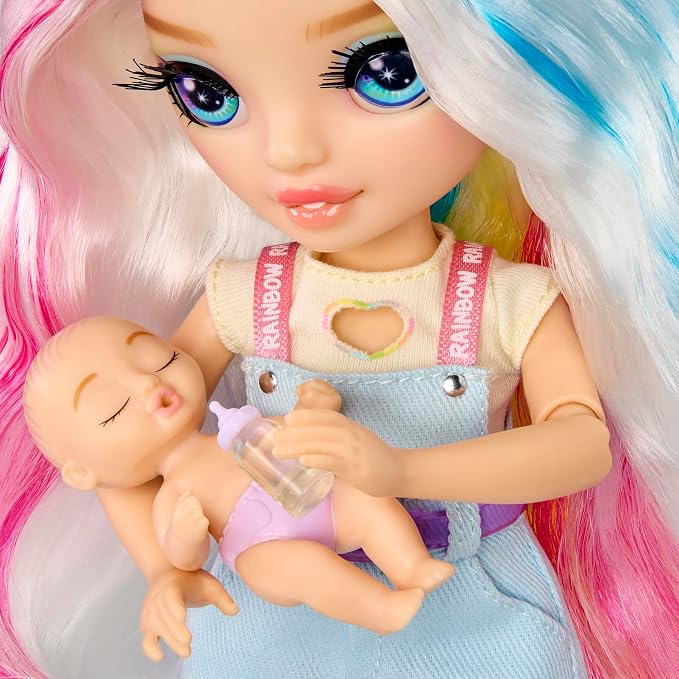Rainbow High Jr. High Bestie Babysitters – Amaya Raine, 9” Fashion Doll
