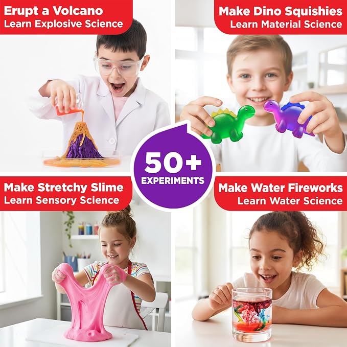 Doctor Jupiter Amazing Science Gift Set |Set of ‘My First Science Kit’, ‘My First Brain Craft’ for Kids Ages 5+ |Birthday Gift Ideas, STEM Learning & Educational Toys for 5-6-7-8 Year Old Boys & Girls