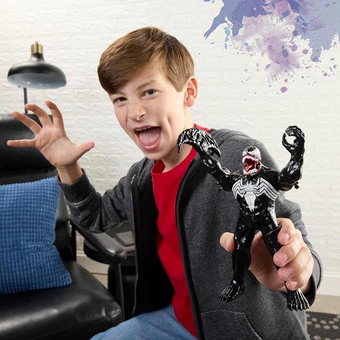 SPIDER-MAN Marvel Venom Action FX, 6-Inch (15.2 CM) Electronic Action Figure with Sound Effects, Super Hero Toys for Kids, Ages 4+