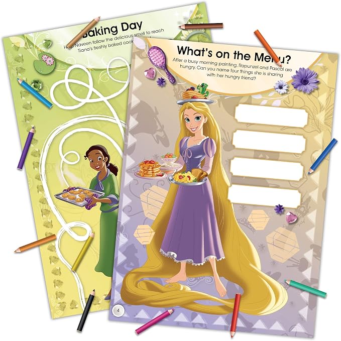 Disney Princess Official Activity Book with Mini Pencils 45648 Bendon