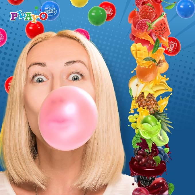 Gumball Machine for Kids 8.5" - Coin Operated Bubble Gum Machine and Toy Bank - Candy Machine Dispenser Includes 40 Gum Balls - Great Candy Dispenser Machine Gift Toys for Girls and Boys (Red)