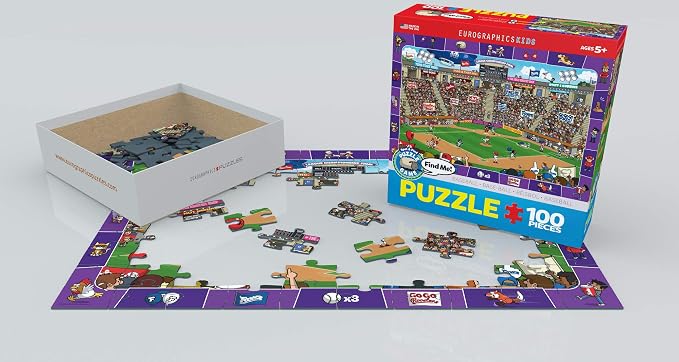 Baseball - Spot and Find 100-Piece Puzzle, Star