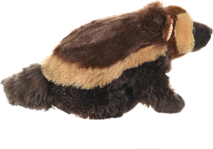 Wild Republic Wolverine Plush, Stuffed Animal, Plush Toy, Gifts for Kids, Cuddlekins 12 Inches, Multicolor