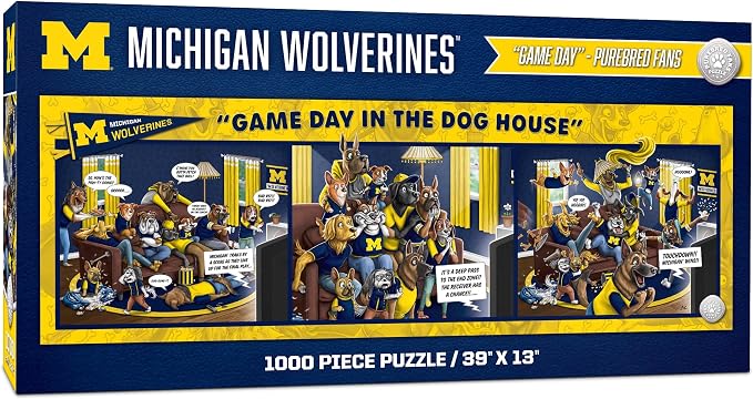 YouTheFan NCAA Game Day in The Dog House - 1000pc Puzzle