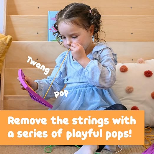 SPARK & WOW Calm Down Threading Boards | Plumly | Set of 2 | Sensory Activity Board | Autism Toys for Play Therapy | ADHD Toys for Sensory Play