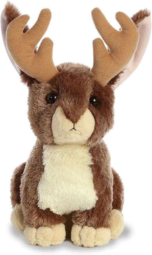 Aurora® Adorable Flopsie™ Jack A Lope Stuffed Animal - Used to Create Imaginative Play Adventures - Perfect for Birthdays, Kids and Adults, All Ages - Brown 11 Inches