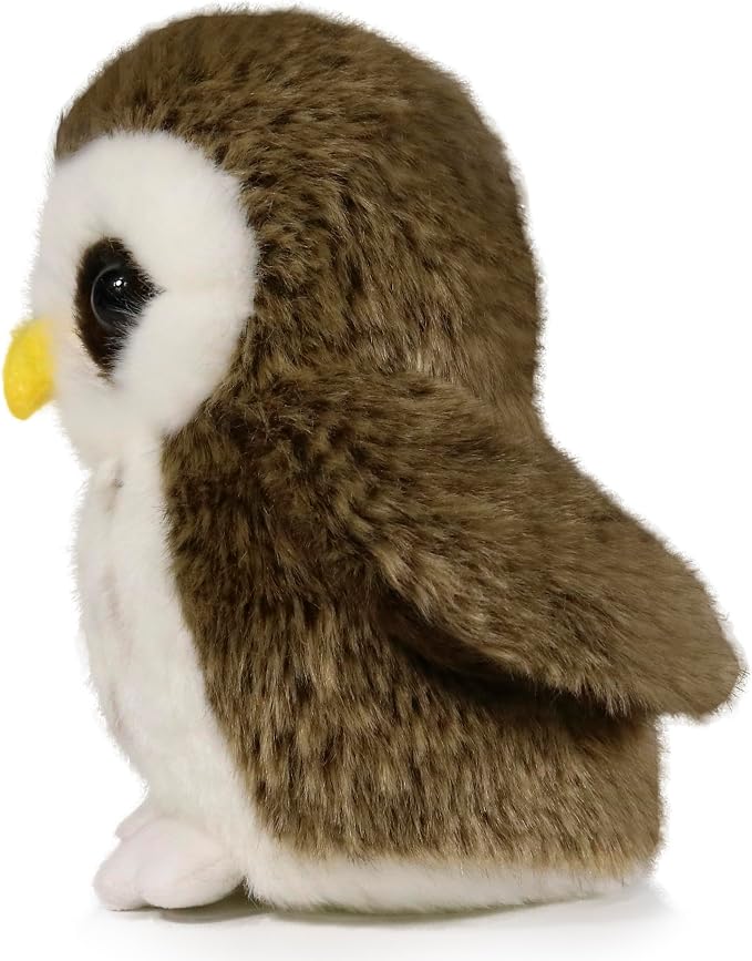 Ice King Bear Wild Animal Small Stuffed Animals Zoo Family Plush Toy (Owl 6 Inches)