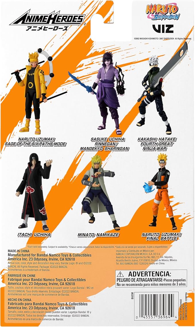 ANIME HEROES - Naruto Shippuden - Naruto Final Battle Action Figure