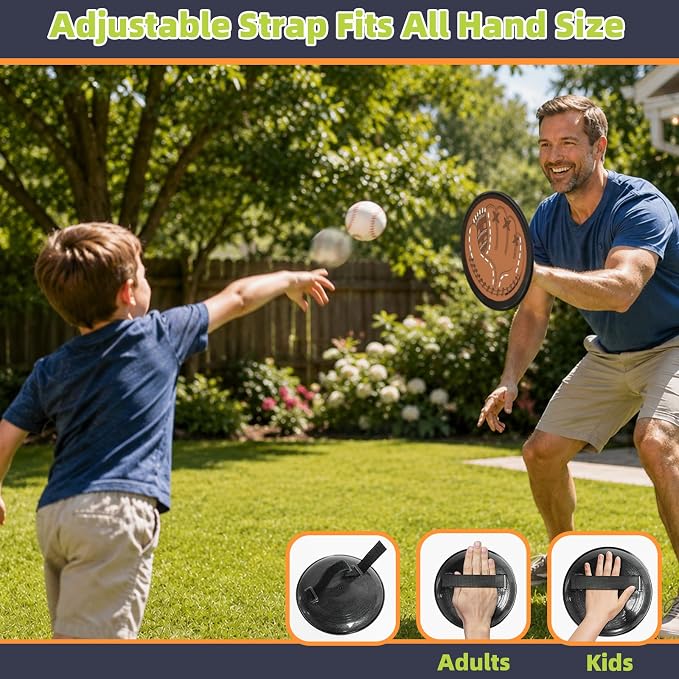 4-in-1 LED Baseball Set for Kids, Adjustable Height Hanging Tee Set with 2 Bats, Teeball Hitting Stand, Ball Launcher, Toss and Catch Ball Set, Sport Toys Outdoor/Indoor for Toddlers Boys Girls