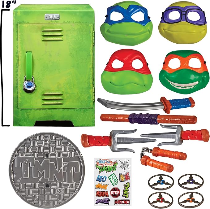 Teenage Mutant Ninja Turtles Roleplay Locker by Playmates Toys - Amazon Exclusive