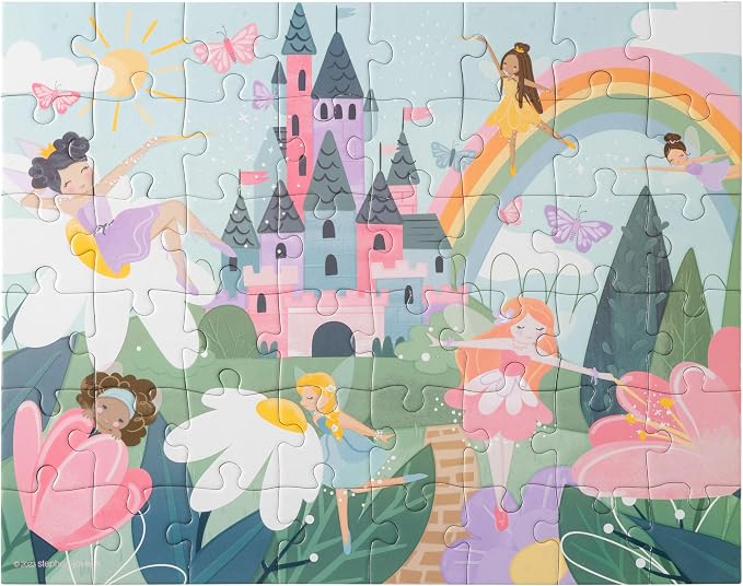 Stephen Joseph, Glow in the Dark Puzzle – Includes 48 Glow in the Dark Puzzle, Jigsaw Puzzle for Girls & Boys 3+ Years, Fairy Princess