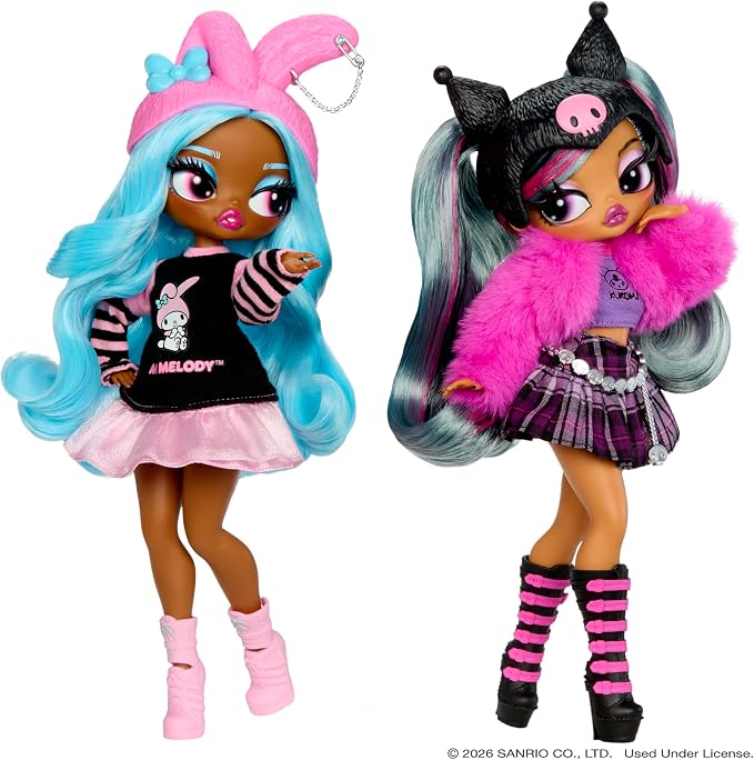 LOL Surprise OMG Loves Hello Kitty and Friends – Kuromi – Fashion Doll Inspired by Hello Kitty and Friends Character – Play & Display!