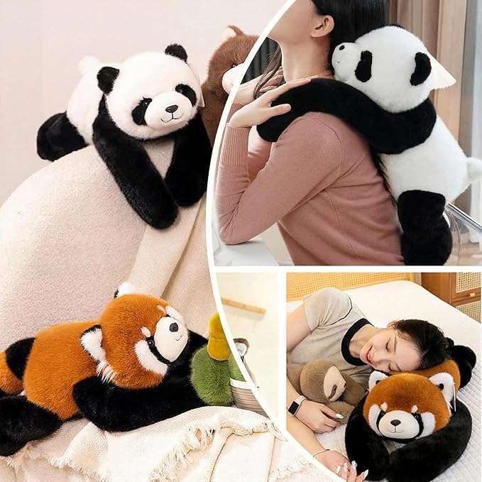 25.6 inch Panda Weighted Stuffed Animals, Weighted Plush Animal, Cute Soft Plush Toy Pillow Hugging Plushie Birthday Gifts for Kids Adults