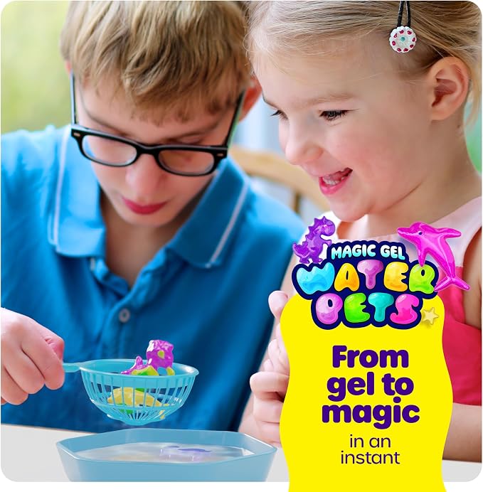 Dan&Darci Aqua Fairy Water Gel Kit for Kids - Gifts for Girls - Magic Elf Toy Kits - Waters Pets - DIY Squishy Maker Set - Craft for Kids - Make Your Own Squishies Toys Crafts - Gifts for Boys & Girls