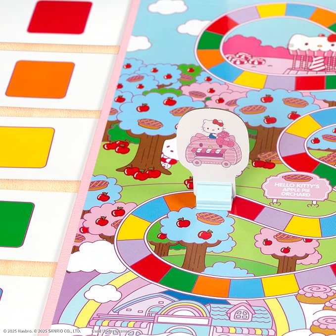 Candy Land: Hello Kitty & Friends Board Game, Play as Hello Kitty, My Melody, Cinnamoroll & Kuromi, Preschool & Family Board Game for Ages 5 +, 2-4 Players, Officially Licensed Sanrio Merchandise