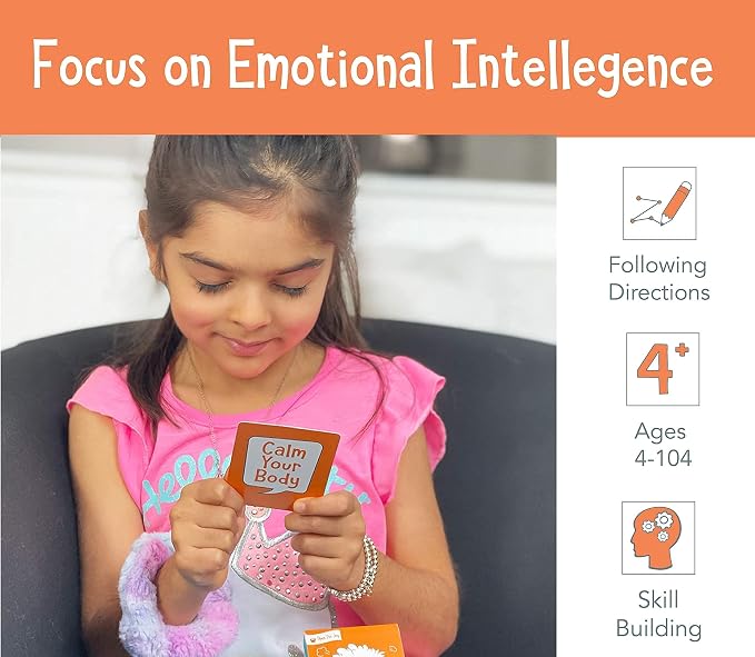 Open The Joy Cards Set for Nurturing Social Emotional Intelligence - Featuring Anger Management, Kindness, Confidence, and Conversation Starter Cards - Suitable for Ages 4-6+
