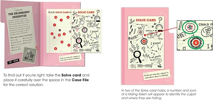 Junior Detective Game by Buffalo Games, Board Games for Kids 6-10, Family Board Games, Mystery Board Game for Kids, Cooperative Detective Game, Fun Family Games