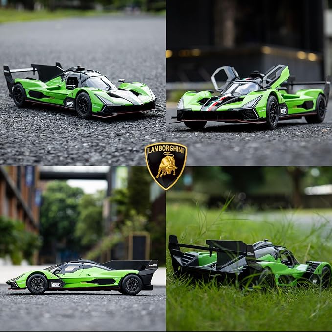 AEROQUEST Lambo Remote Control Car Officially Licensed 1:14 Lamborghini SC63 Model Electric Sport Racing Hobby RC Cars for Boys Girls Birthday Toys for Age 6-12 Years Old