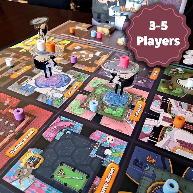 The Butler - You Flushed - Funny Family Board Game for 3-5 Players by The Dusty Top Hat