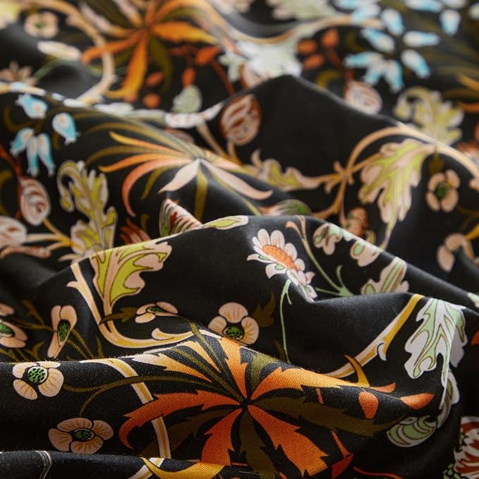 Vintage Floral Paisley Comforter Set Full Size Bohemian Flowers Leaves Pattern Comforter Fluffy Soft Microfiber Botanical Floral Bedding Set Farmhouse Paisley Flowers Comforter Set for Girls Women