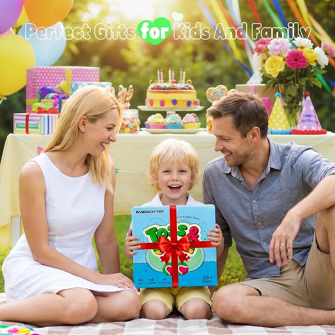 Upgraded Toss and Catch Ball Game Set, Beach Pool Toys Outdoor Games for Kids Toys, Outside Family Lawn Yard Games, for Boys Girls 3 4 5 6 7 8 9 10 11 12 Years Old