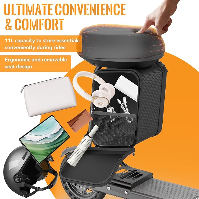 Aovowheel Electric Scooter for Adults, Folding E Scooter with 350W/500W Motor 16/24 Mph Top Speed, Max 19-23 Miles Long Range, 8.5''/10''/14''Tires Commuting Scooters with Dual Brakes System, APP