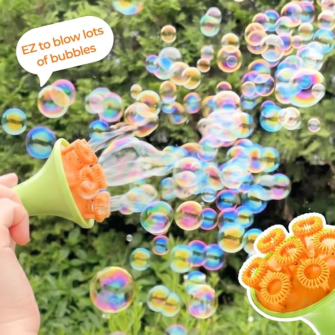 Innobaby Spike Long Lasting Outdoor Botanical Bubbles w/EZ Blow Wand &Tray