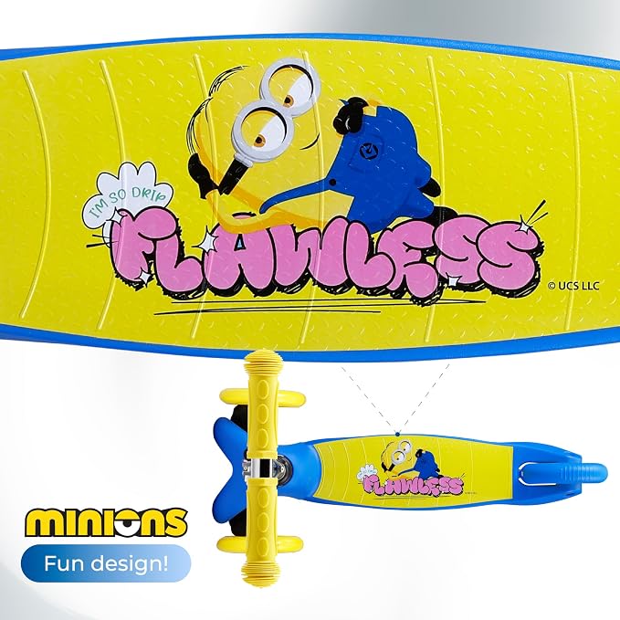 Kick Scooter for Kids, 3 Wheel Self Balancing, Light Up LED Wheels