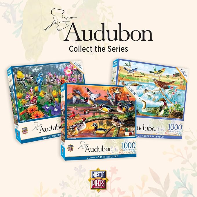 MasterPieces 1000 Piece Jigsaw Puzzle for Adults, Family, Or Youth - Snow Birds - 19.25"x26.75"