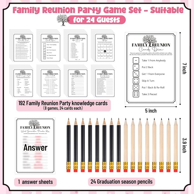 217 Pcs Family Party Bingo Games and Fun Activities Family Gathering Sleepover Question Card Set Game for Adults Games Indoors, Sleepover Activity Supplies
