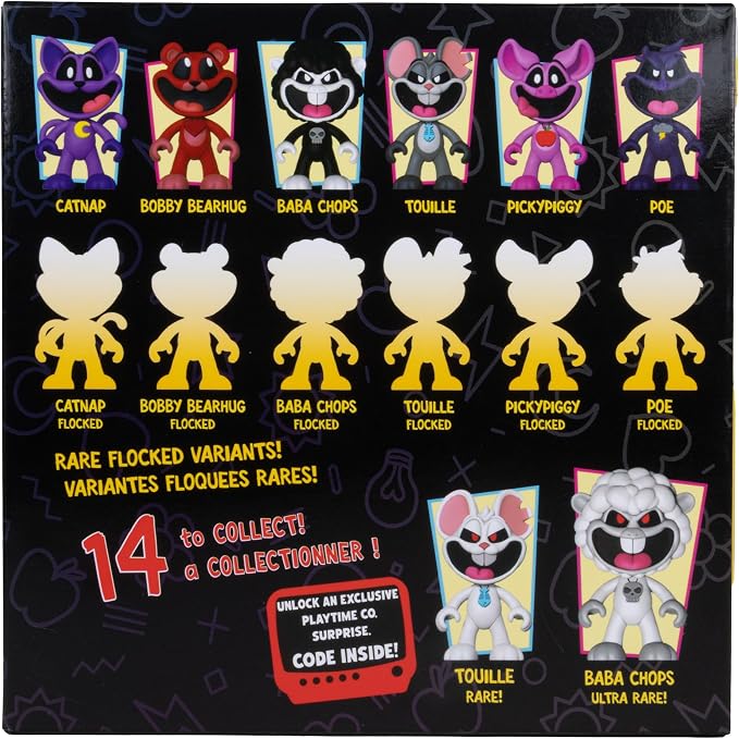 McFarlane Toys- Poppy Playtime 2.5in Critter Mini Figure Blind Box (Series 1) 3 Pack