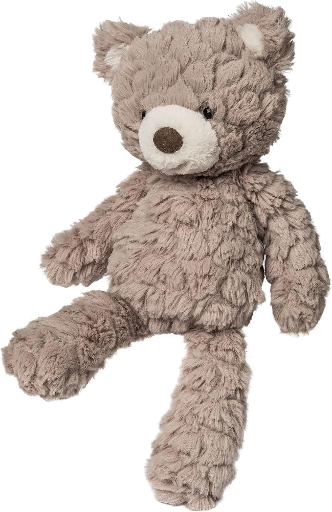 Mary Meyer Teddy Bear - Putty Collection Super Soft Stuffed Animal Plush Classic Toy Plushie, 11" Small, Tan