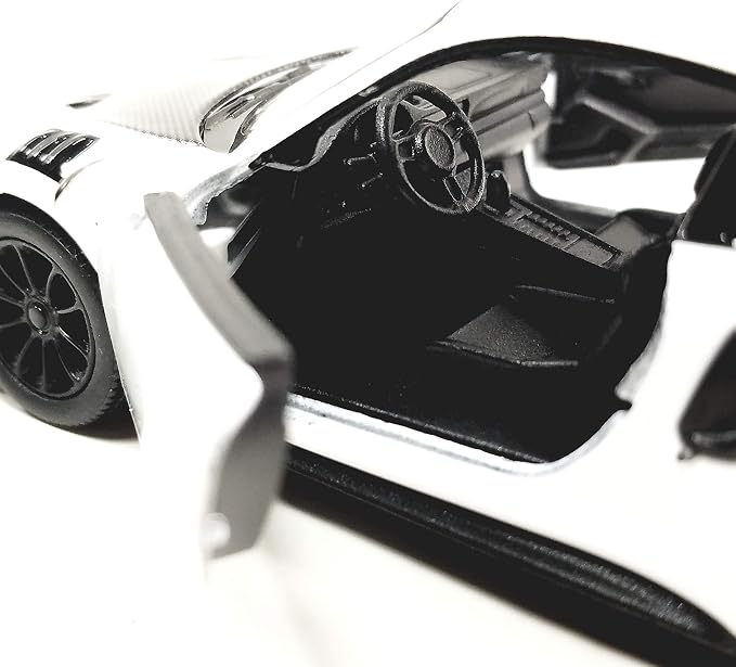 KiNSMART - 2010 Porsche 911 GT2 RS 1:36 Scale 5" Die Cast Metal Model Toy Sports Car Toy (White)