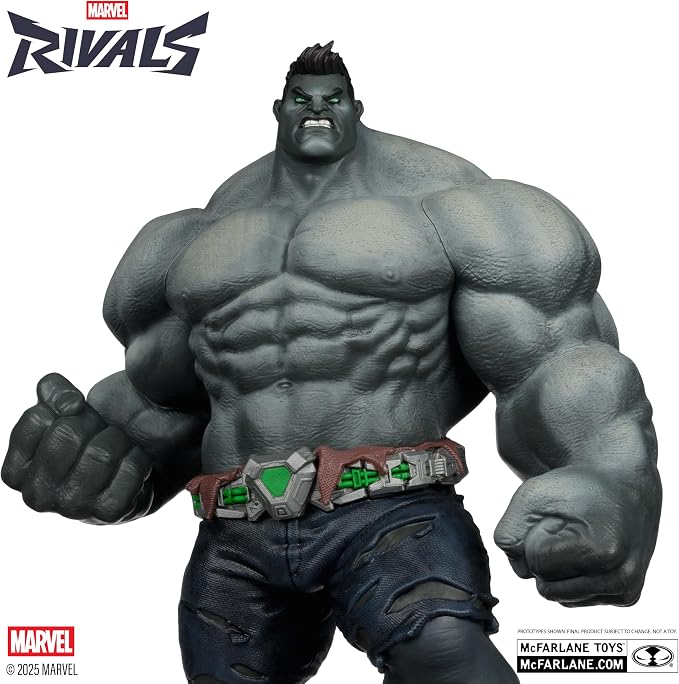 McFarlane Toys- Marvel Rivals The Hulk 1:6th Scale Collectible (Green or Gray Variant)