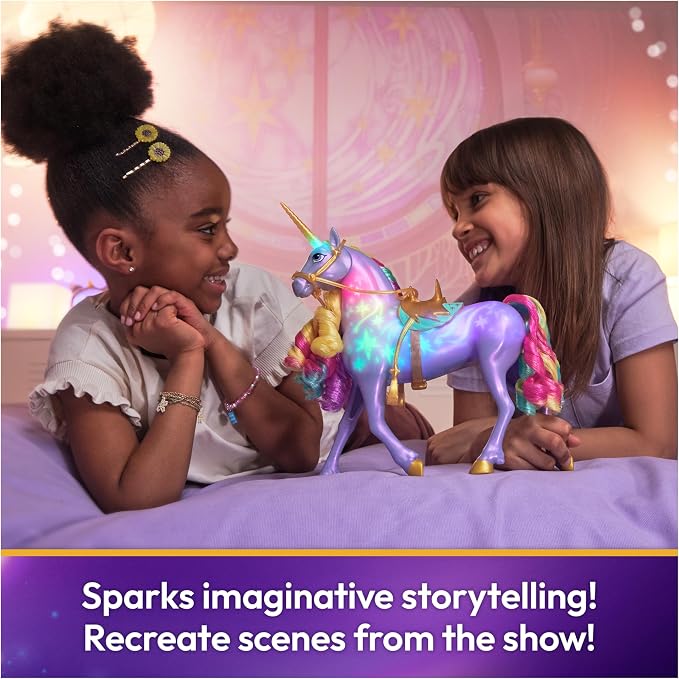 Unicorn Academy, Interactive Rainbow Light-up Wildstar with Lights, Sounds & Music, Dolls & Unicorn Toys for Girls Ages 4 and up