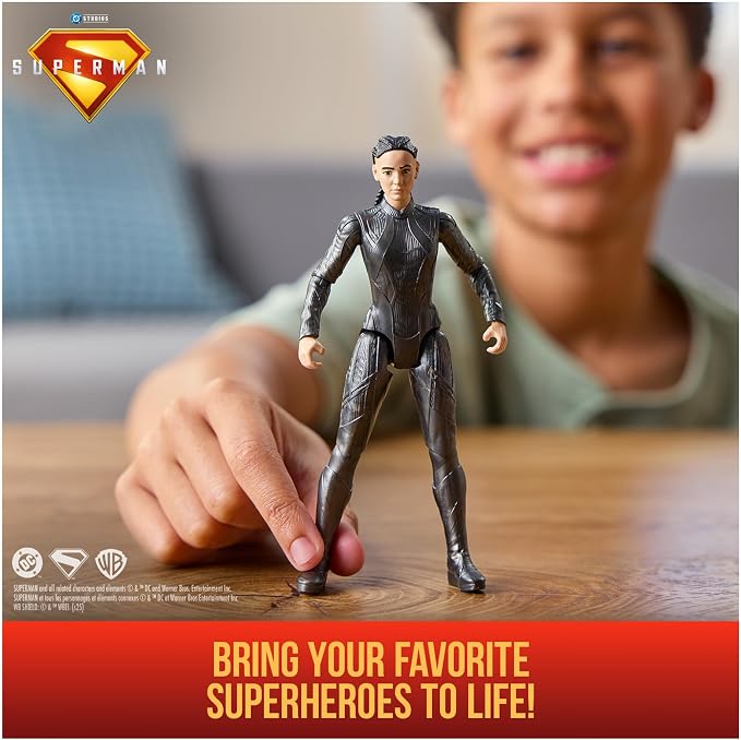 DC Comics, Superman, The Engineer, 6-Inch Action Figure, Authentic Superman Movie Styling, Super Heroes Kids Toys for Boys and Girls Ages 4 and Up