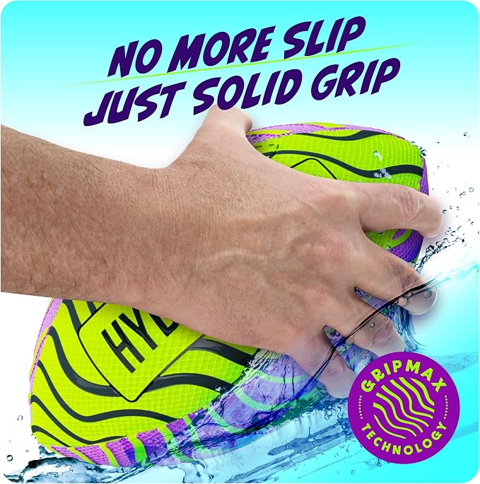 HydroSport Water Football for Pool, Beach, Lake - Waterproof Pool Toys for Kids Ages 8-12 - Teen Boys Gift - Swimming Balls Sports - Family, Teens Boys & Adults Fun - Outdoor Accessories