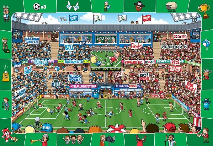 EuroGraphics Soccer Spot & Find 100 Piece Puzzle