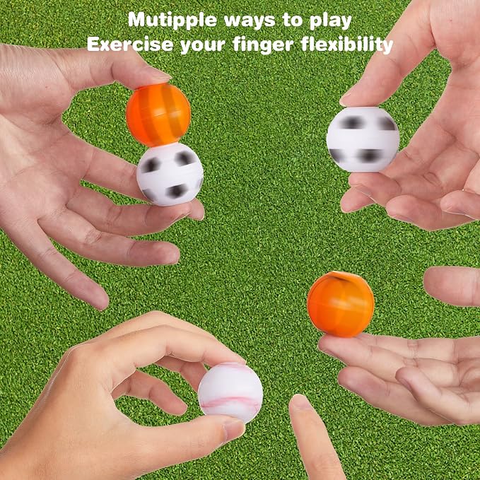SCIONE 36pack Sports Ball Fidget Spinner Stress Ball Party Favors for Kids 4-8 8-12, Fidget Toys Bulk Goodie Bag Stuffers Treasure Box Toys for Classroom Prizes Return Gifts for Kids Birthday
