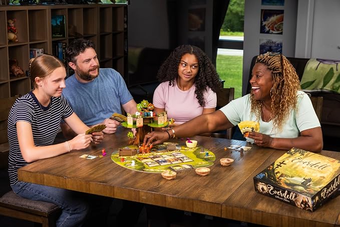Everdell Board Game – Strategic Worker Placement & Tableau Building Game for Adults & Teens, 1–4 Players, Age 14+, Award-Winning Tabletop Fantasy Game