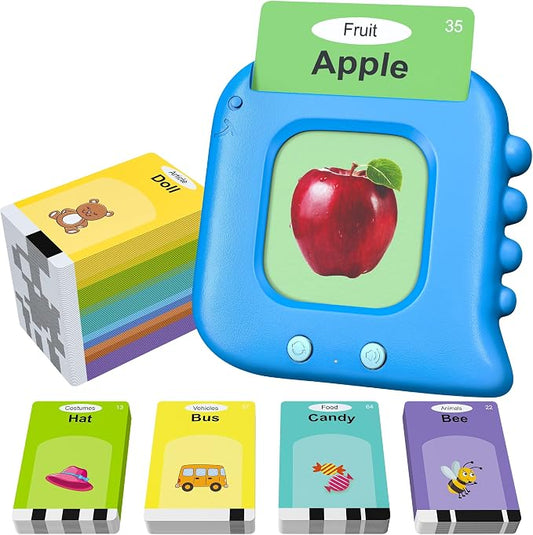 Talking Flash Cards,Kids Toddler Flash Cards with 240 Sight Words,Montessori Toys,Autism Sensory Toys,Speech Therapy,Learning Educational Gifts for Age 4 5 6 Years Old Boys and Girls