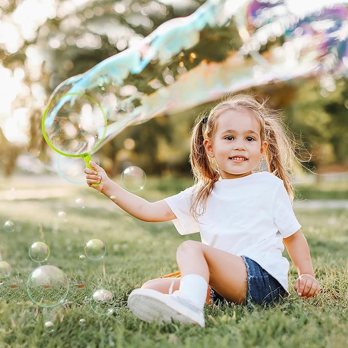 Bubble Wands kit Party Favors for Kids Bulk Toys Party Supplies Christmas Birthday Wedding Bath Time Gifts for Boys Girls (Assorted)