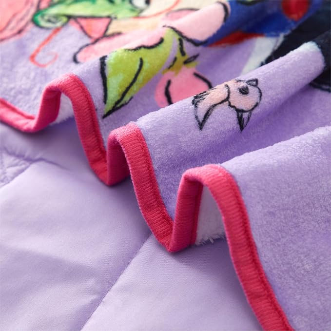 Super Soft Plush Toddler Quilted Nap Mat with Built in Blanket and Pillow