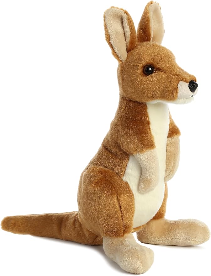 Aurora® Adorable Flopsie™ Kangaroo Stuffed Animal - Used to Create Imaginative Play Adventures - Perfect for Birthdays, Kids and Adults, All Ages - Brown 12 Inches