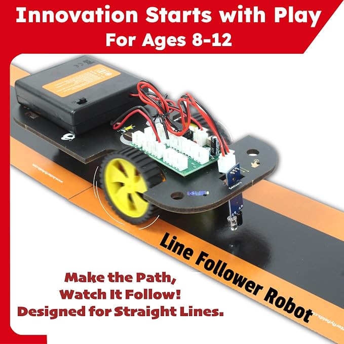 Butterfly EduFields 5in1 STEM Robotics Kit | Toys for Ages 8-13 | Smart Robot Car Kit | Gifts for Smart Kids | Electronics Robotics Kits for Kids 8-12 | Robot Building Toys Gift Set