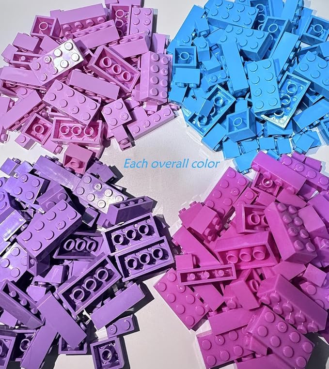 100 Pieces Friend Girls Building Bricks, Bulk Small Bricks for Building, Compatible with Lego Parts and Pieces, Creative Christmas Building Block Toys for Boys Girls Ages 6 7 8 9 10 Years Old